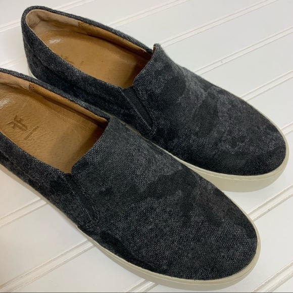 Frye Lena Camo Slip On Sneakers size 6.5 ~620 - Picture 11 of 16